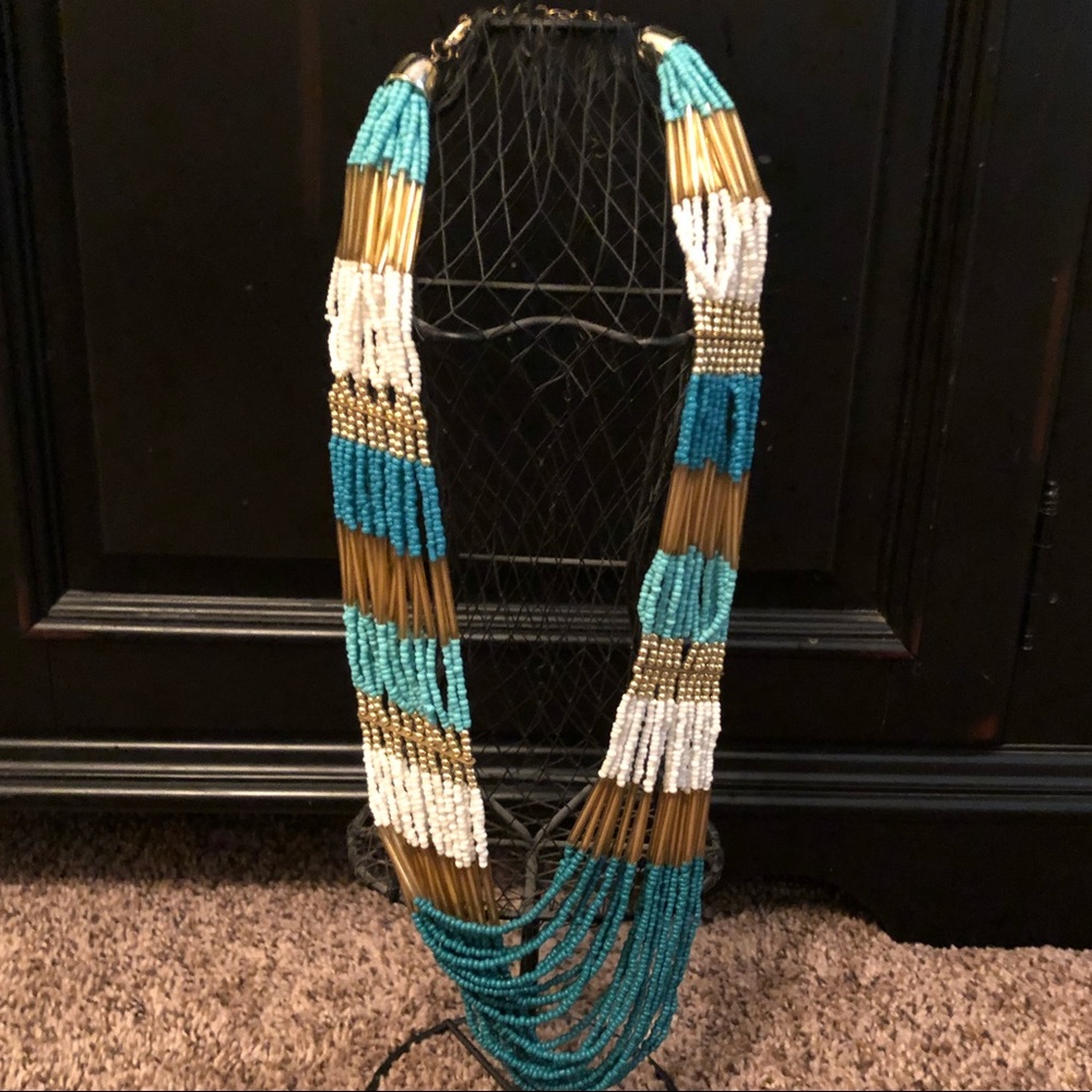 Turquoise Beaded Necklace